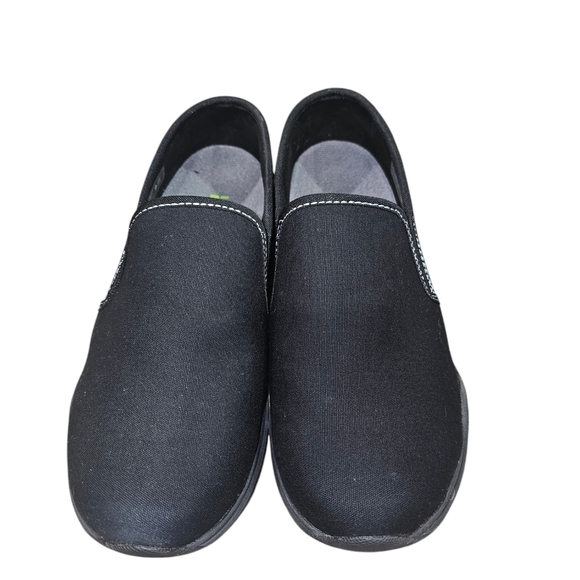 Kuru Cruise Slip On Sneakers Casual Walking Shoe Suede Leather Black 9 - Picture 4 of 9